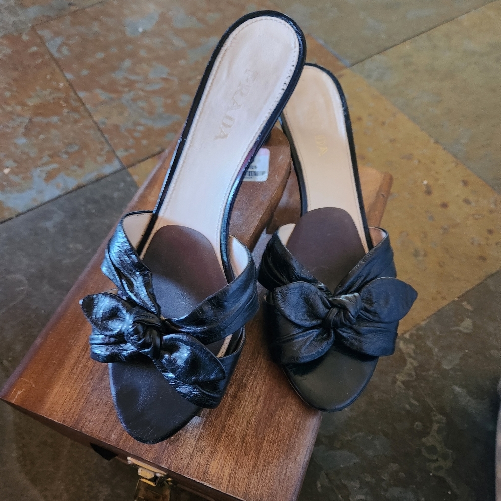 Prada mules size 8.0